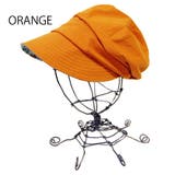 ORANGE(オレンジ) | [BELLUGA] つば裏ストライプキャスケット 帽子 | FADEN