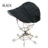 BLACK(ブラック) | [BELLUGA] つば裏ストライプキャスケット 帽子 | FADEN