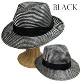 ボーダー編み中折れ ハット 天然草  春夏 紫外線対策 | FADEN | 詳細画像2 