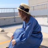 切りっぱなし リボンペーパー編み込みカンカン帽 | FADEN | 詳細画像8 