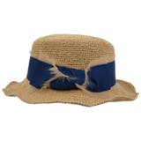 切りっぱなし リボンペーパー編み込みカンカン帽 | FADEN | 詳細画像2 