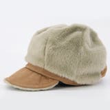 ブラウン | フェイクスエード ファー キャスケット | FADEN