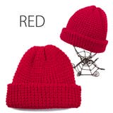 レッド | ベーシックニットキャップ 秋冬 男女兼用 | FADEN
