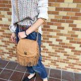 ラウンド フリンジレザーバッグ  ショルダーバッグ  タッセルバッグ | FADEN | 詳細画像3 