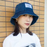 polcadot ワッペン デニムバケットハット | FADEN | 詳細画像6 