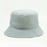 ブルー | シアーしわ加工バケットハット | FADEN