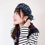 ダメージデニムベレー帽 | FADEN | 詳細画像8 