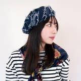 ダメージデニムベレー帽 | FADEN | 詳細画像9 