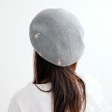 ねこ刺繍ベレー帽子 | FADEN | 詳細画像17