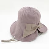 ラベンダー | ポケッタブル 細グログランリボンスリットハット | FADEN