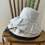 【かぶれる日傘】ギャザーハット(ストラップ付き) | FADEN | 詳細画像1 