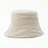 グレージュ/ライム | コットンリネンパネル リバーシブルバケットハット | FADEN