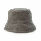 ダークグレー/ピンク | コットンリネンパネル リバーシブルバケットハット | FADEN