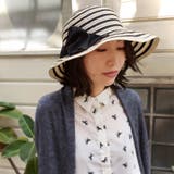 polcadot ボーダーブレード リボンハット | FADEN | 詳細画像2 