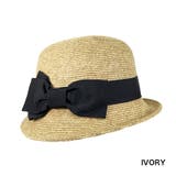 アイボリー | polcadot アシメリボンクロッシェ | FADEN