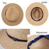 polcadot レザーベルトラフィアブレード中折ハット | FADEN | 詳細画像3 