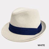 アイボリー | [Ruben]デニム ベルトヘンプ中折ハット | FADEN