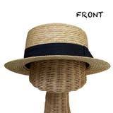 [Ruben]STRAW BOATER HAT | FADEN | 詳細画像2 