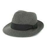 ブラック | 折りたたみペーパー中折れ/ポケッタブル ハット | FADEN