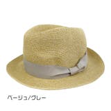 ベージュ/グレー | PAPER BLADE HAT/細あみペーパー ブレード中折れ | FADEN