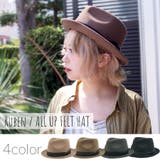  ALL UP FELT HAT/オールアップ フェルト中折れ | FADEN | 詳細画像1 