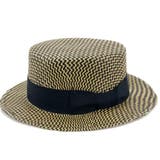 ブラック | MIX PAPER BOATER HAT／ミックスペーパーカンカン帽 ハット | FADEN