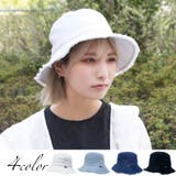 DENIM FRINGE HAT/デニムフリンジ バケットハット | FADEN | 詳細画像1 