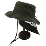ブラック | SUN SHADE SAFARI HAT/サンシェード サファリハット | FADEN