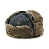 ブラック | フェイクレザーフライトキャップ | FADEN