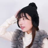 EAR COVER BONBON WATCH /耳ファーポンポンワッチニット帽 | FADEN | 詳細画像12 