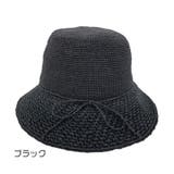 ブラック | コンビ編み ハット | FADEN