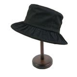 ブラック | Ruben ギャザーブリムハット | FADEN