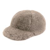 グレージュ | ボリューミ ーファー キャップ | FADEN