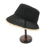 ブラック | paper brimline hat/ペーパーブリムラインハット | FADEN