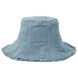 ブルー | denim fringe hat /デニムフリンジハット | FADEN