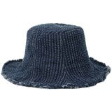 ネイビー | denim fringe hat /デニムフリンジハット | FADEN