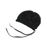 ブラック | 【polcadot】Glitter bonnet/グリッターボンネット | FADEN