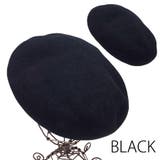 ブラック | バスクベレー帽 ゆったりシルエット 秋 秋冬 男女兼用 ユニセックス | FADEN