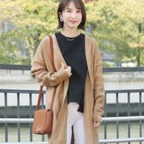 ベージュ | カジュアル ニット アウター | PourVous