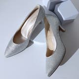 シルバー | ラメ パーティーシューズ ポインテッドトゥ | PourVous