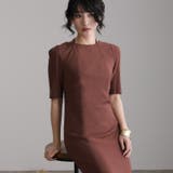 ブラウン | パーティードレス ワンピース 結婚式 | PourVous