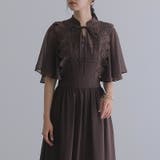 ブラウン | 結婚式 ワンピース パーティードレス | PourVous