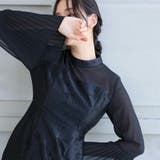 ブラック | ワンピース 体型カバー フォーマルドレス | PourVous
