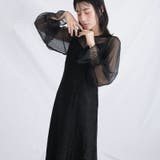 ブラック | 体型カバー フォーマルドレス ワンピース | PourVous