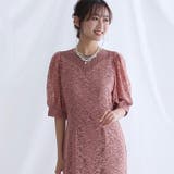 アンティークピンク | 体型カバー フォーマルドレス ワンピース | PourVous
