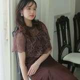 チャコール | 体型カバー フォーマルドレス ワンピース | PourVous