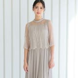 グレー | ワンピース フォーマルドレス 体型カバー | PourVous
