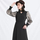 ブラック | ワンピース フォーマルドレス 体型カバー | PourVous