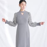 グレー | ワンピース フォーマルドレス 体型カバー | PourVous