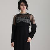 ブラック | ワンピース フォーマルドレス 体型カバー | PourVous